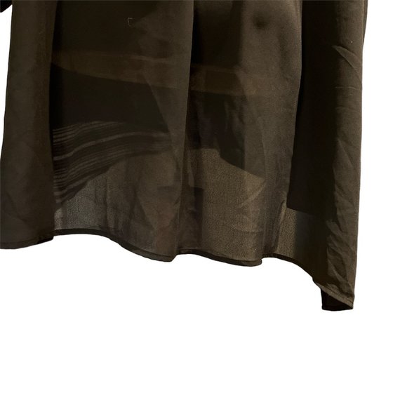 LANE BRYANT Blouse Size 18 / 20 Striped Asymetrical - Picture 8 of 16